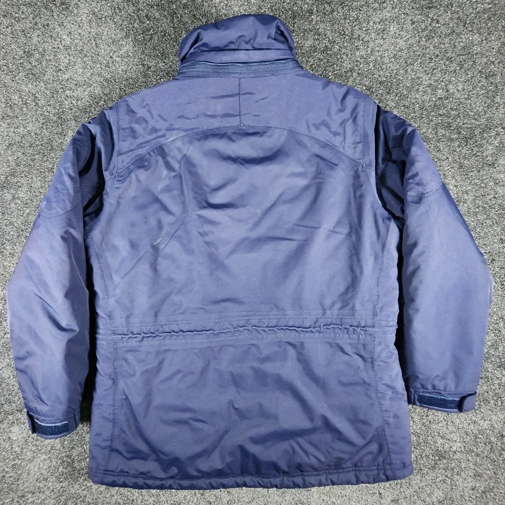 L.L. Bean Primaloft Utility Jacket Field Coat Men's Small‎ Navy Blue Full Zip